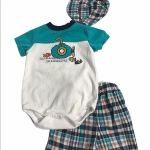 KIDS PLAY My Little Submarine 3-Piece Matching Set